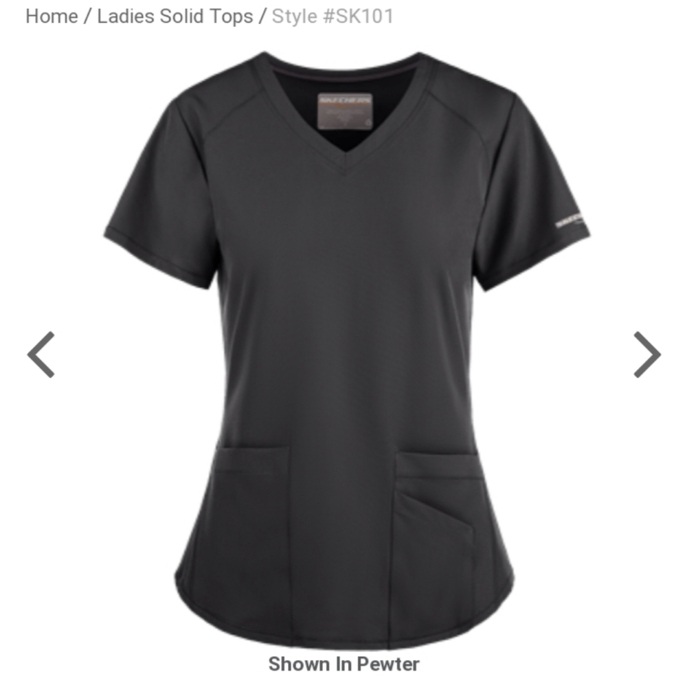 Sketcher scrubs barco one color pewter